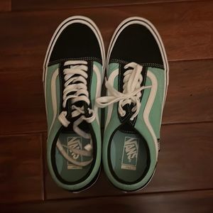 Mint green Vans pros size 11.5